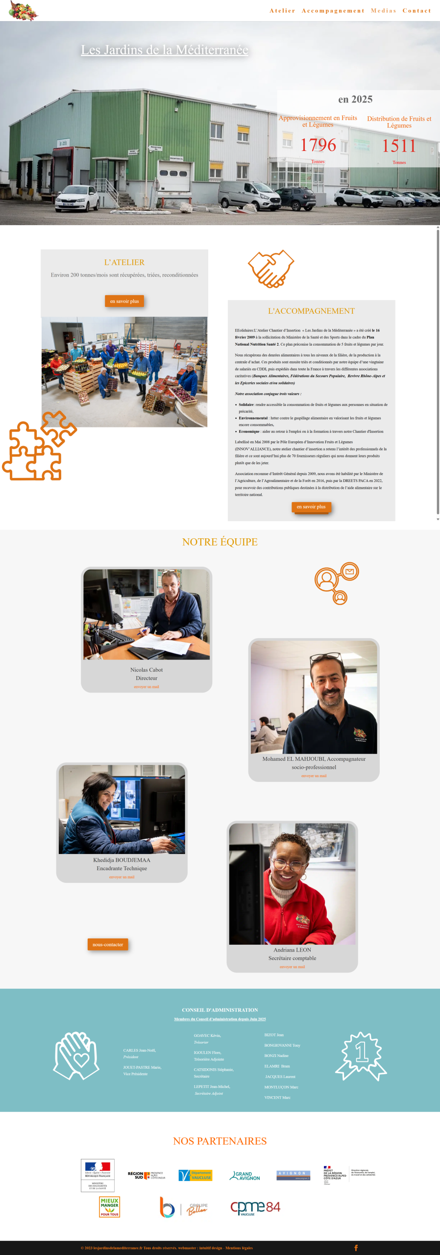 Atelier de conditionnement_ Site WordPress créé pour instantlivre.com